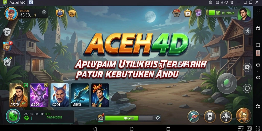 Screenshot utama ACEH4D menampilkan kegunaan aplikasi utilitas dengan antarmuka yang bersih.