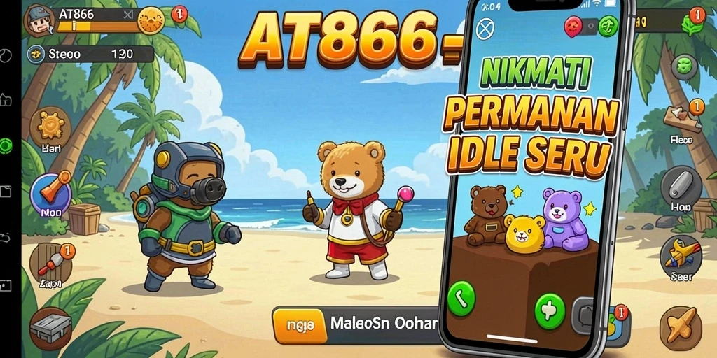 Tampilan menarik dari gameplay AT866 yang penuh strategi Idle.