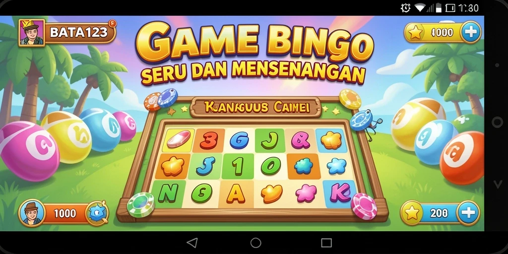 Screenshot gameplay BATA123 menampilkan suasana permainan Bingo yang menarik.