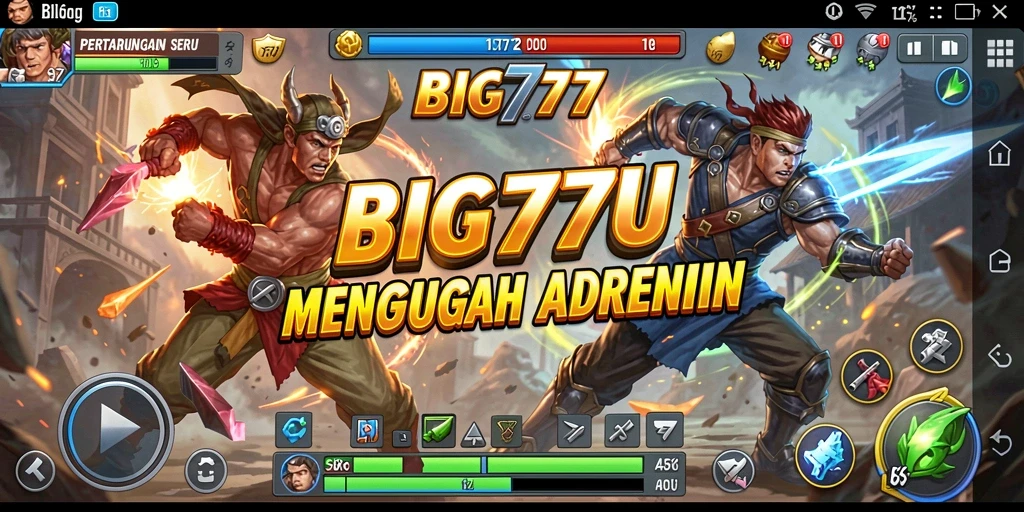 Tampilan aksi seru dalam gameplay BIG777 yang menegangkan.