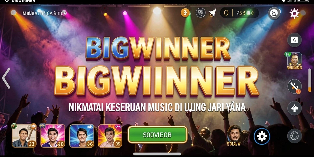 Tampilan gameplay BIGWINNER yang menyenangkan dan interaktif.