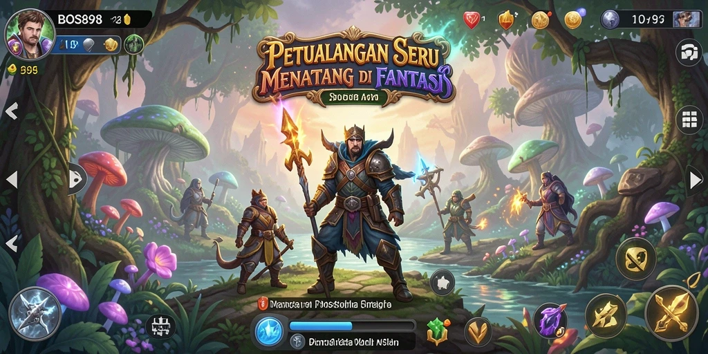 Tangkapan layar dari gameplay seru di BOS898.
