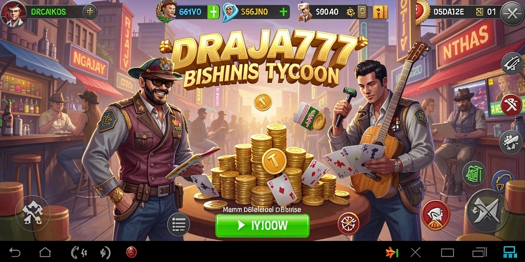 Screenshot gameplay DRAJA777 yang menunjukkan pengalaman Tycoon yang mendebarkan.
