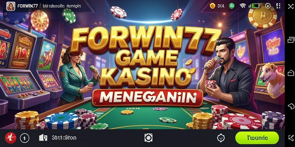 Gameplay menegangkan di FORWIN77 dengan slot berwarna-warni.