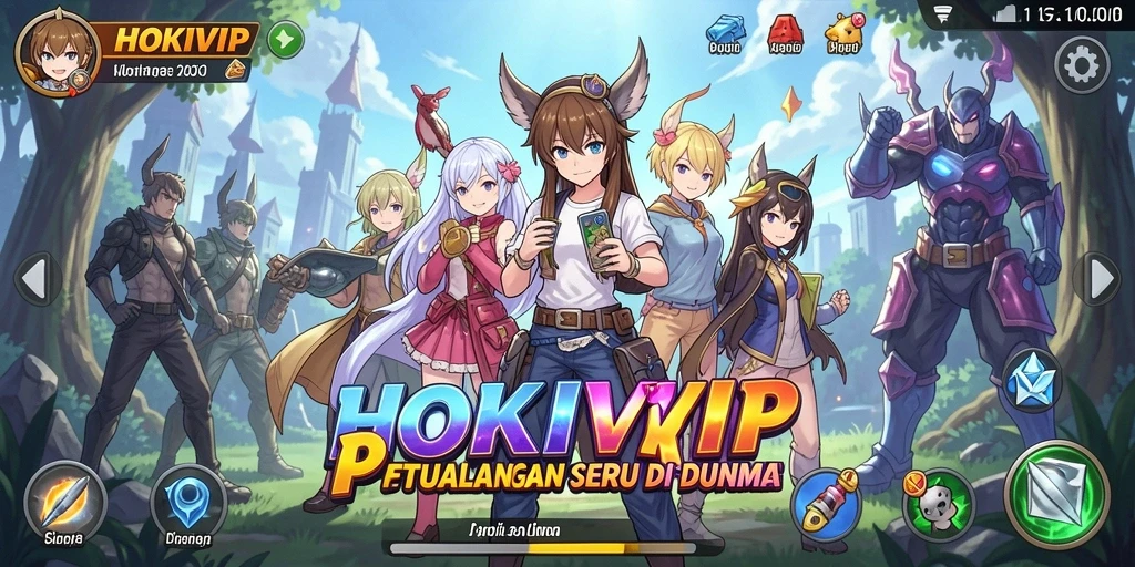 Tampilan gameplay HOKIVIP yang menarik dan penuh aksi.