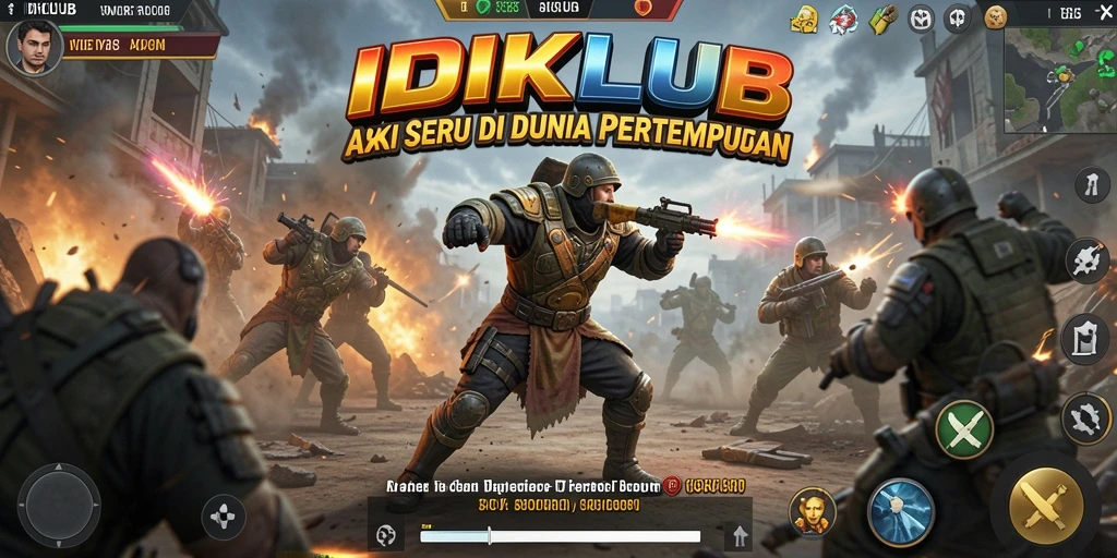 Tampilan menarik dari gameplay IDKLUB saat pertempuran seru.