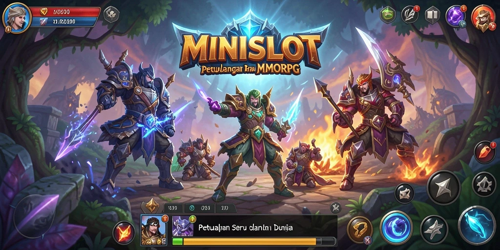 Gambaran gameplay seru di dunia <strong>MINISLOT</strong> dengan aksi petualangan.