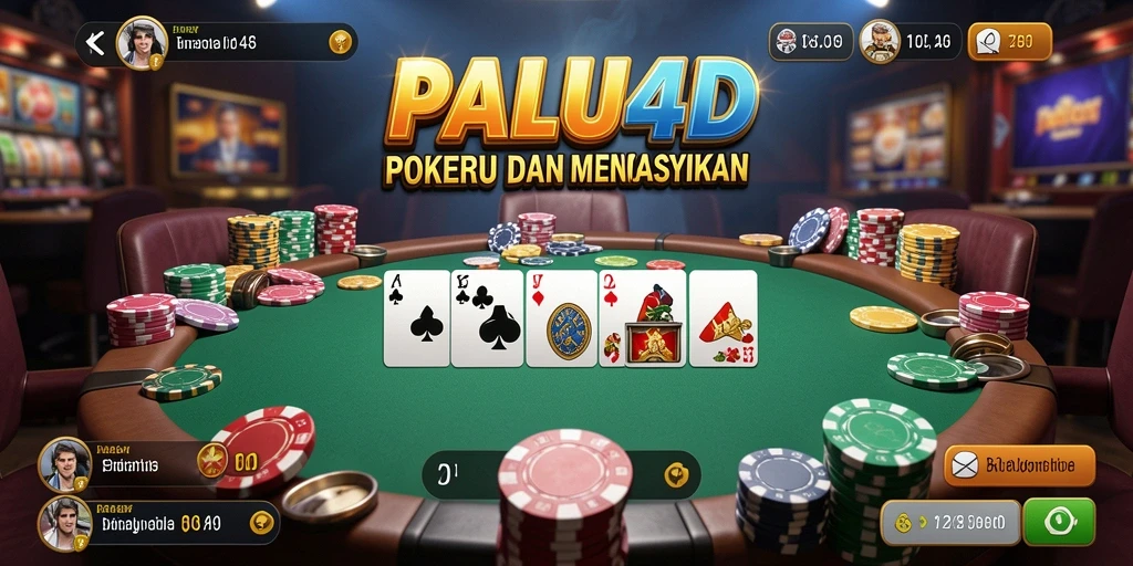 Screenshot gameplay PALU4D poker yang menampilkan aksi seru.