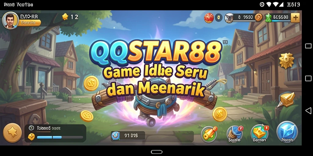 Tampilan gameplay Idle yang menarik dan interaktif.