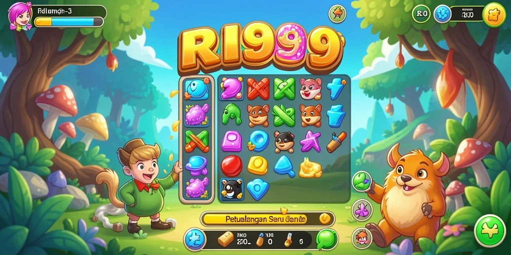 Tampilan gameplay seru dan menantang dari RI889.