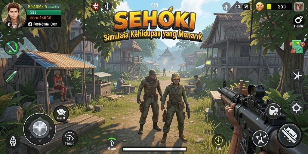 Tampilan gameplay SEHOKI yang interaktif dan menyenangkan.