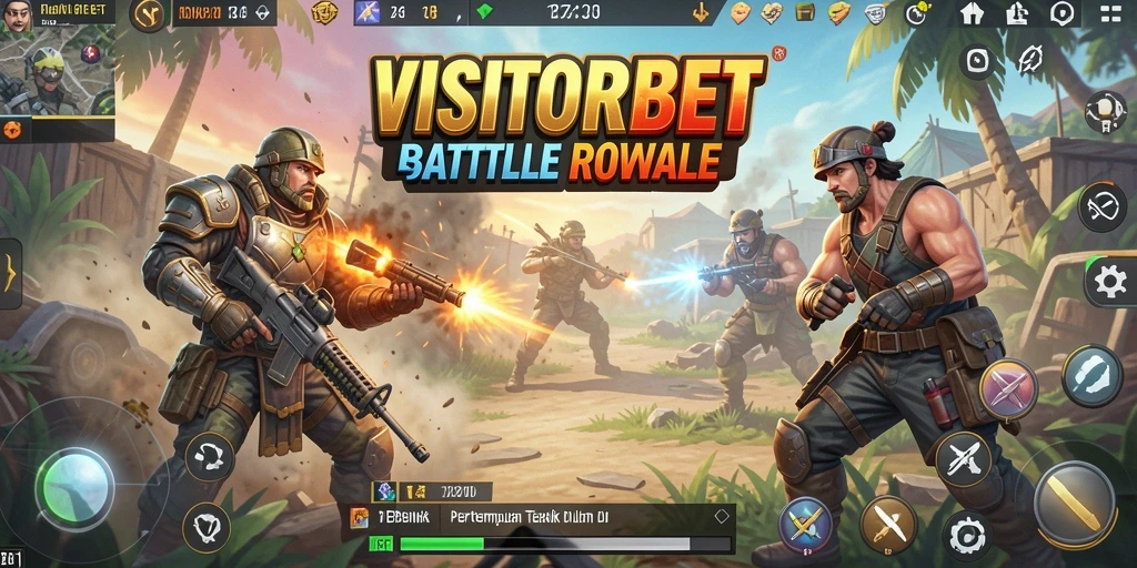 Tangkapan layar gameplay <strong>VISITORBET</strong> menampilkan aksi pertempuran yang mendebarkan.