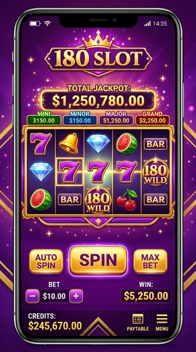 Diverse aplikasi yang tersedia di 180slot untuk semua pengguna.